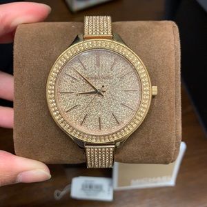 Authentic Rose gold Michael Kors bracelet watch